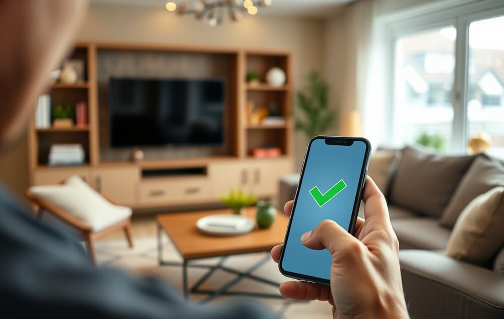 Person sjekker casino uten registrering på mobil med BankID-ikon
